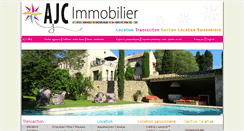 Desktop Screenshot of ajcimmobilier-saintremy.com